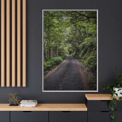 Glanageenty Forest Trail Matte Canvas, Framed (Multi-color)