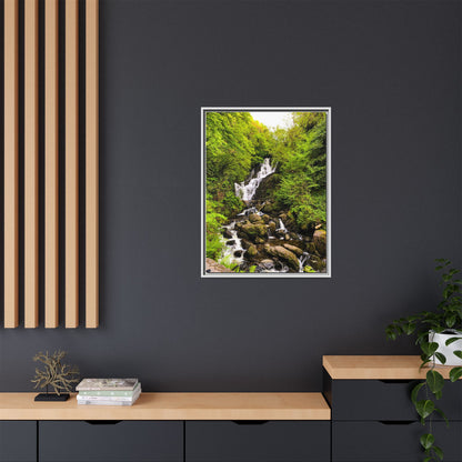 Torc Waterfall Matte Canvas, Framed (Multi-color)
