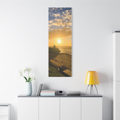 Ballybunion Sunset Castle Matte Canvas, Stretched, 1.25"