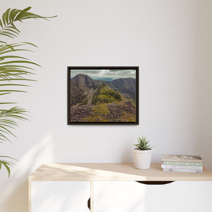 Halfway to Carrauntoohil Matte Canvas, Framed (Multi-color)