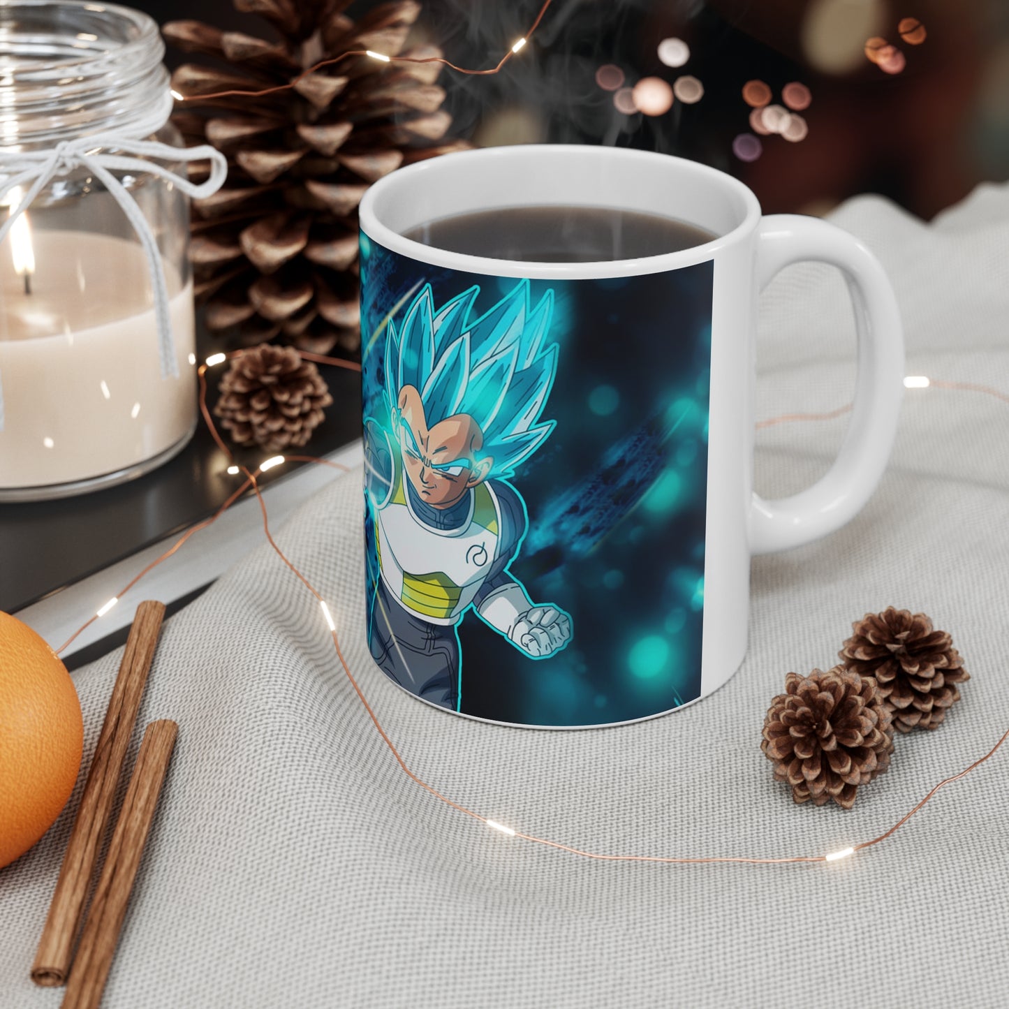 Super Saiyan Energy Ceramic Coffee Mug - 11oz & 15oz