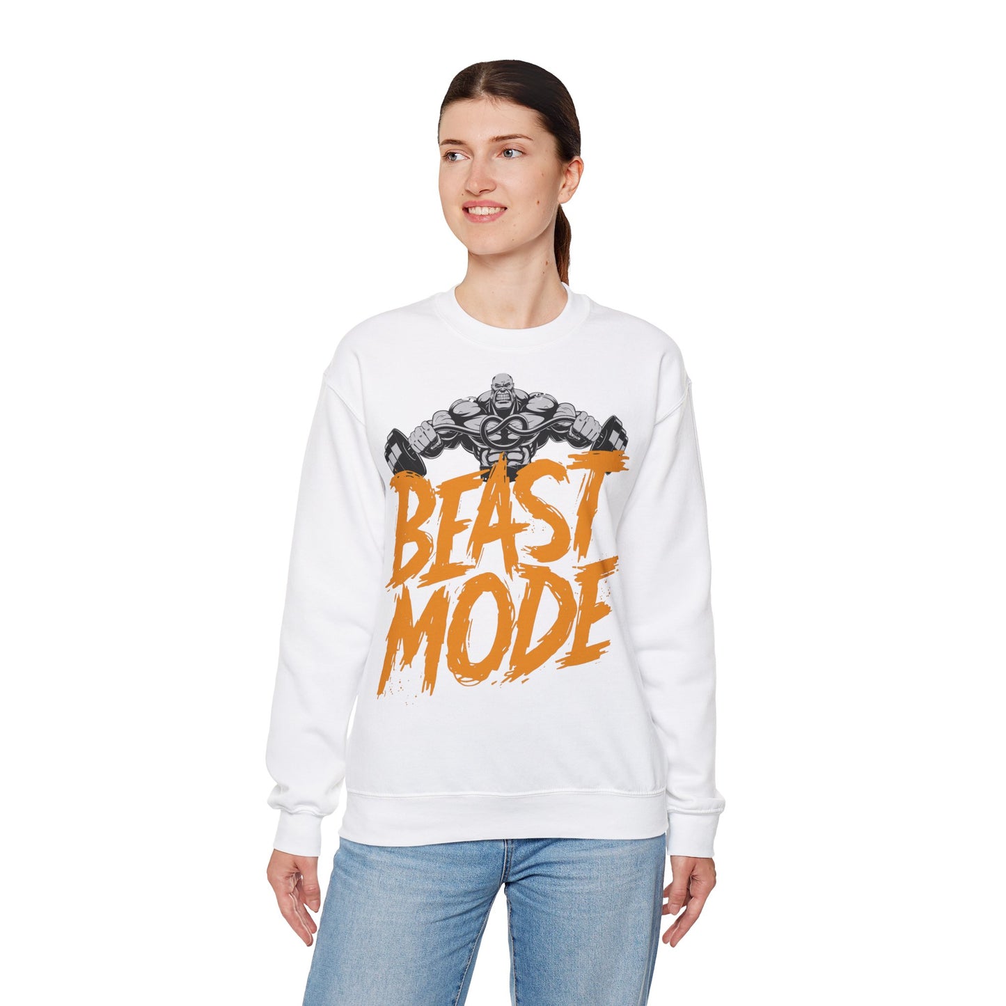 Beast Mode Activated Unisex Heavy Blend™ Crewneck Sweatshirt