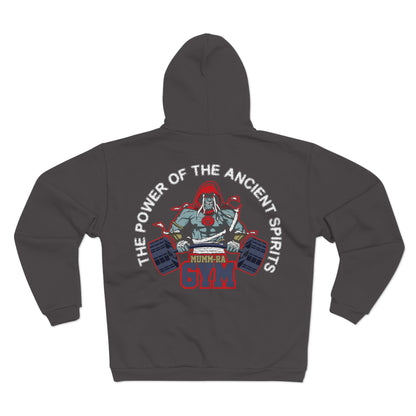 Gym Power Unisex Hooded Zip Sweatshirt