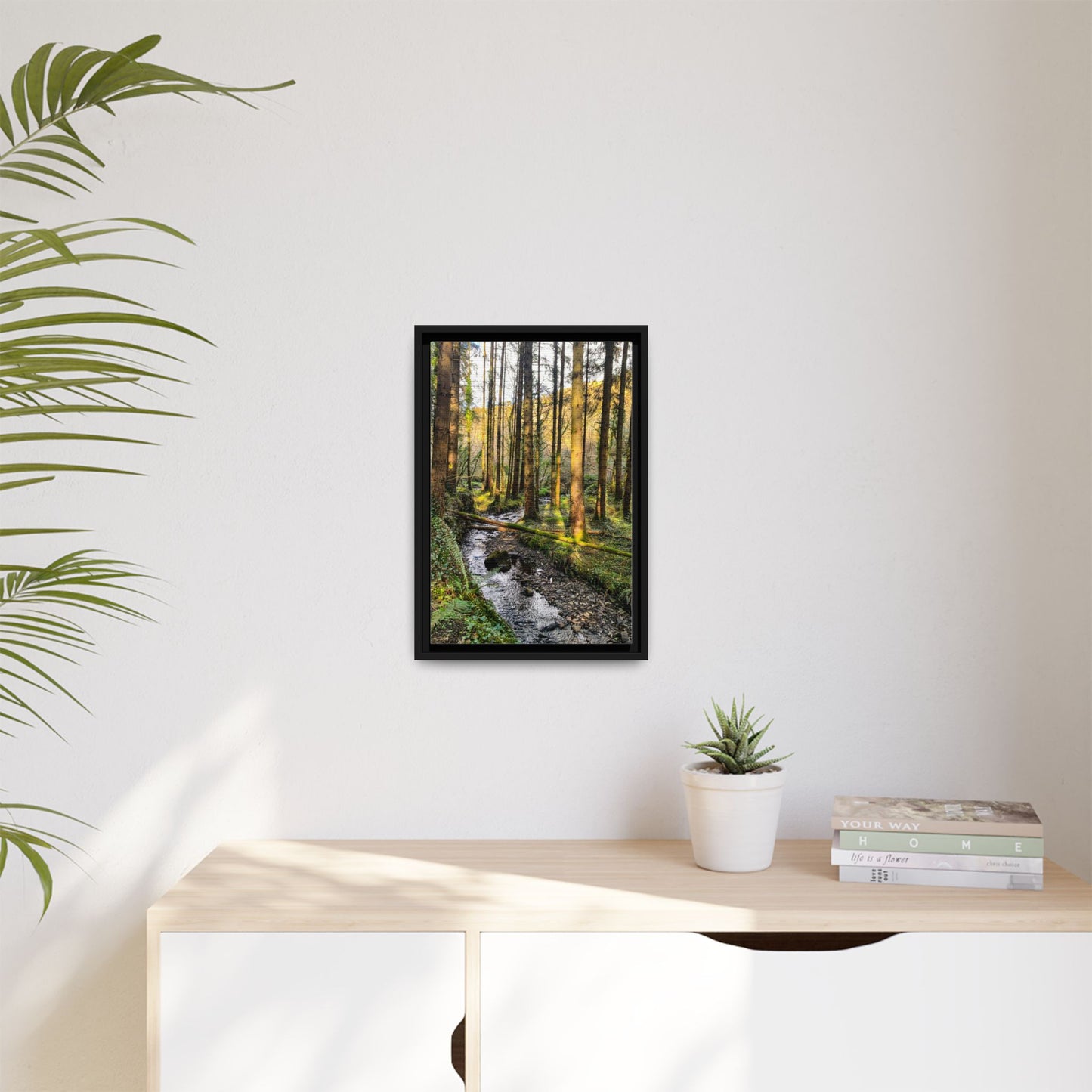 Glanageenty Forest Trail 2 Matte Canvas, Framed (Multi-color)