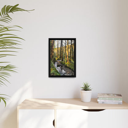 Glanageenty Forest Trail 2 Matte Canvas, Framed (Multi-color)