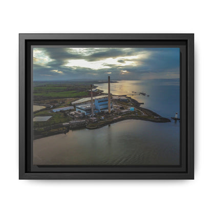 Target  Power Station Matte Canvas, Framed (Multi-color)