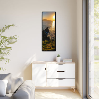 Dunquin Pier Matte Canvas, Framed (Multi-color)