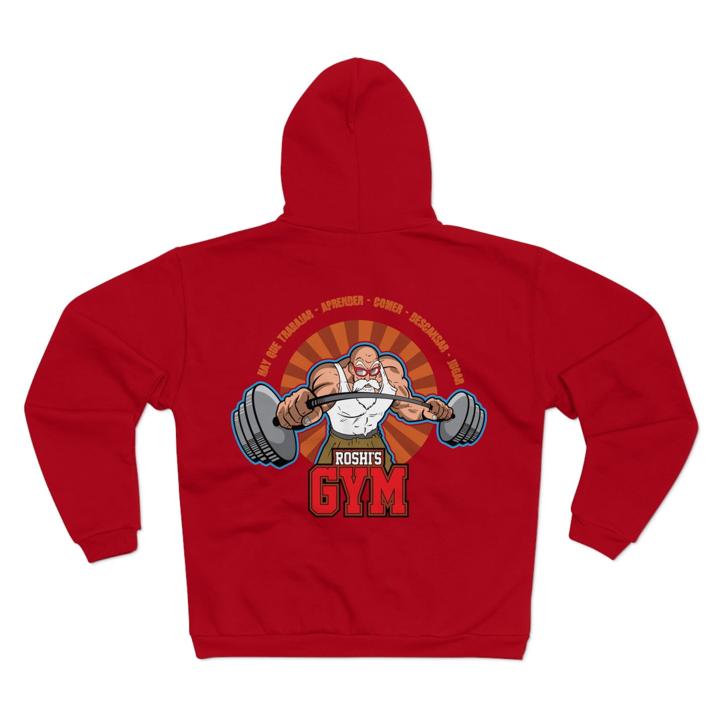 Unisex Hooded Zip Sweatshirt - Rosht's Gym Vintage Fitness Apparel