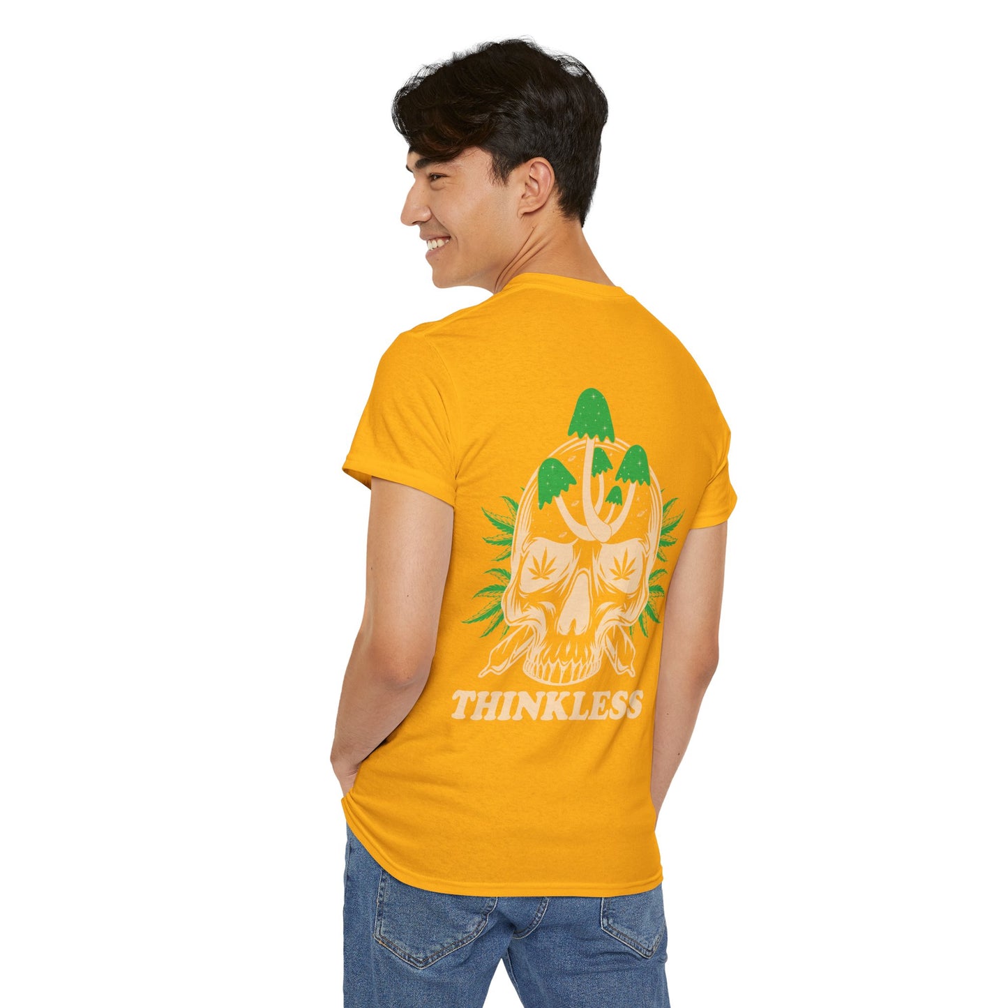 Mushroom Skull 'THINKLESS' T-Shirt