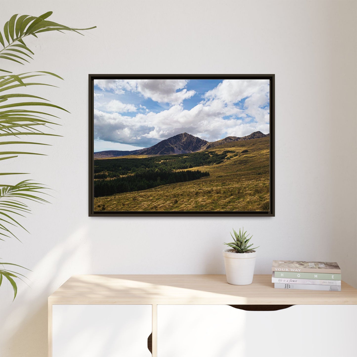 Mount Brandon Matte Canvas, Framed (Multi-color)