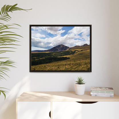 Mount Brandon Matte Canvas, Framed (Multi-color)