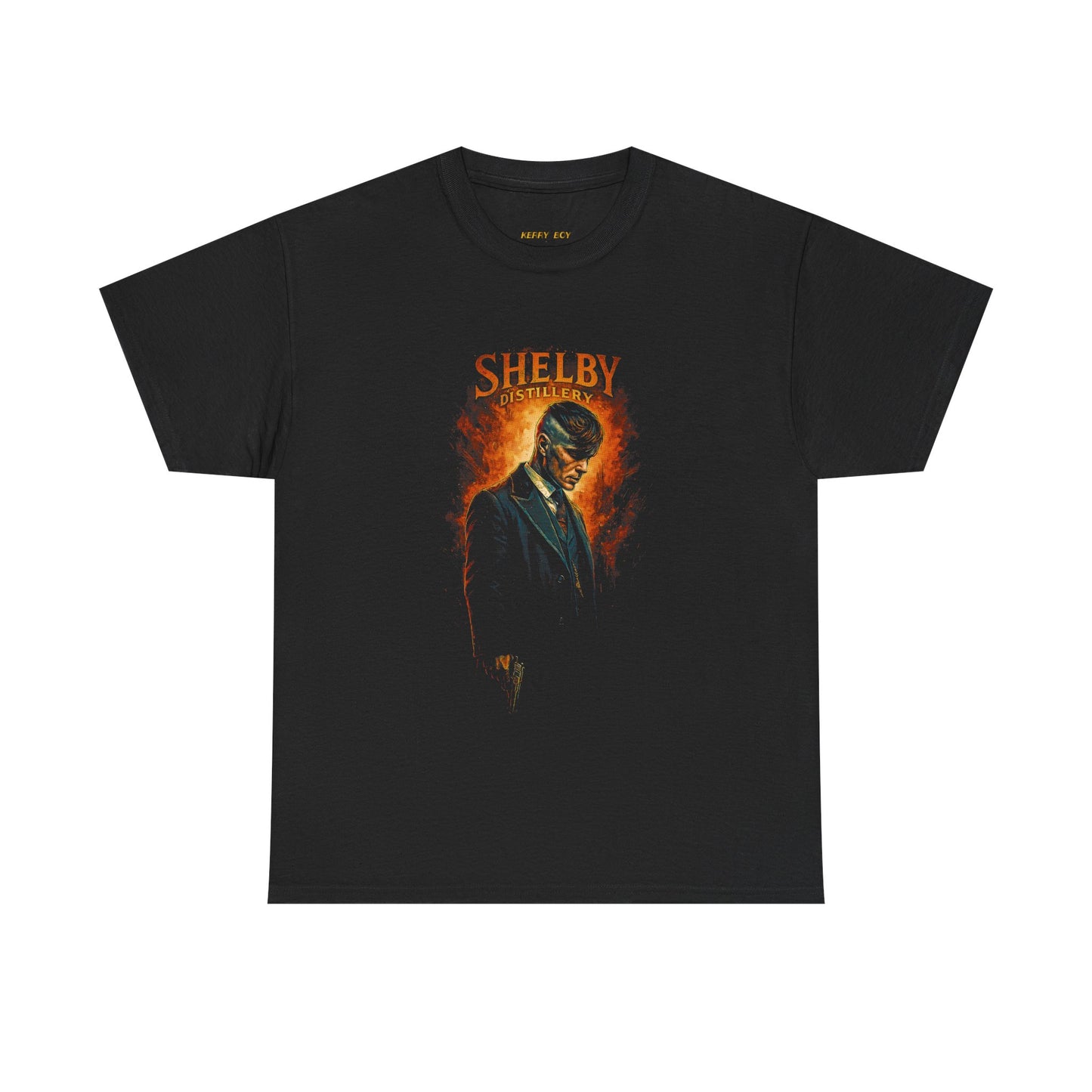 Shelby Portrait Tee — Vintage Peaky Blinders Graphic Shirt