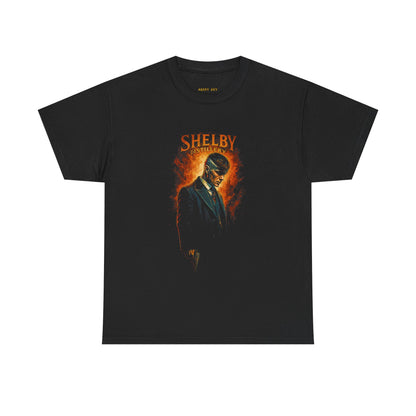 Shelby Portrait Tee — Vintage Peaky Blinders Graphic Shirt