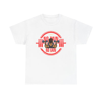 No Pain No Gain Unisex Heavy Cotton Tee