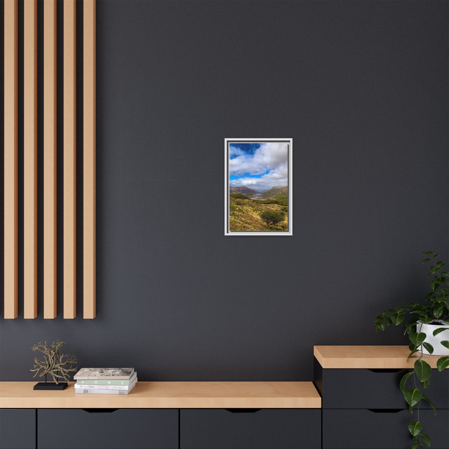 Matte Canvas, Framed (Multi-color)