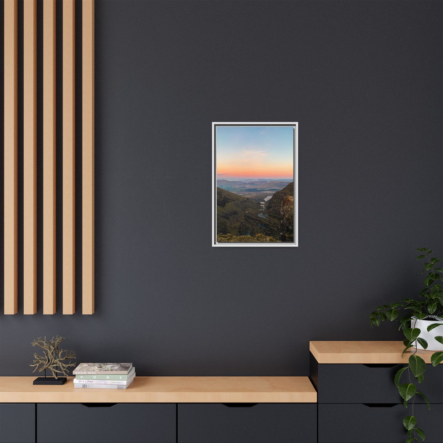 On The Way To Mount Brandon Matte Canvas, Framed (Multi-color)