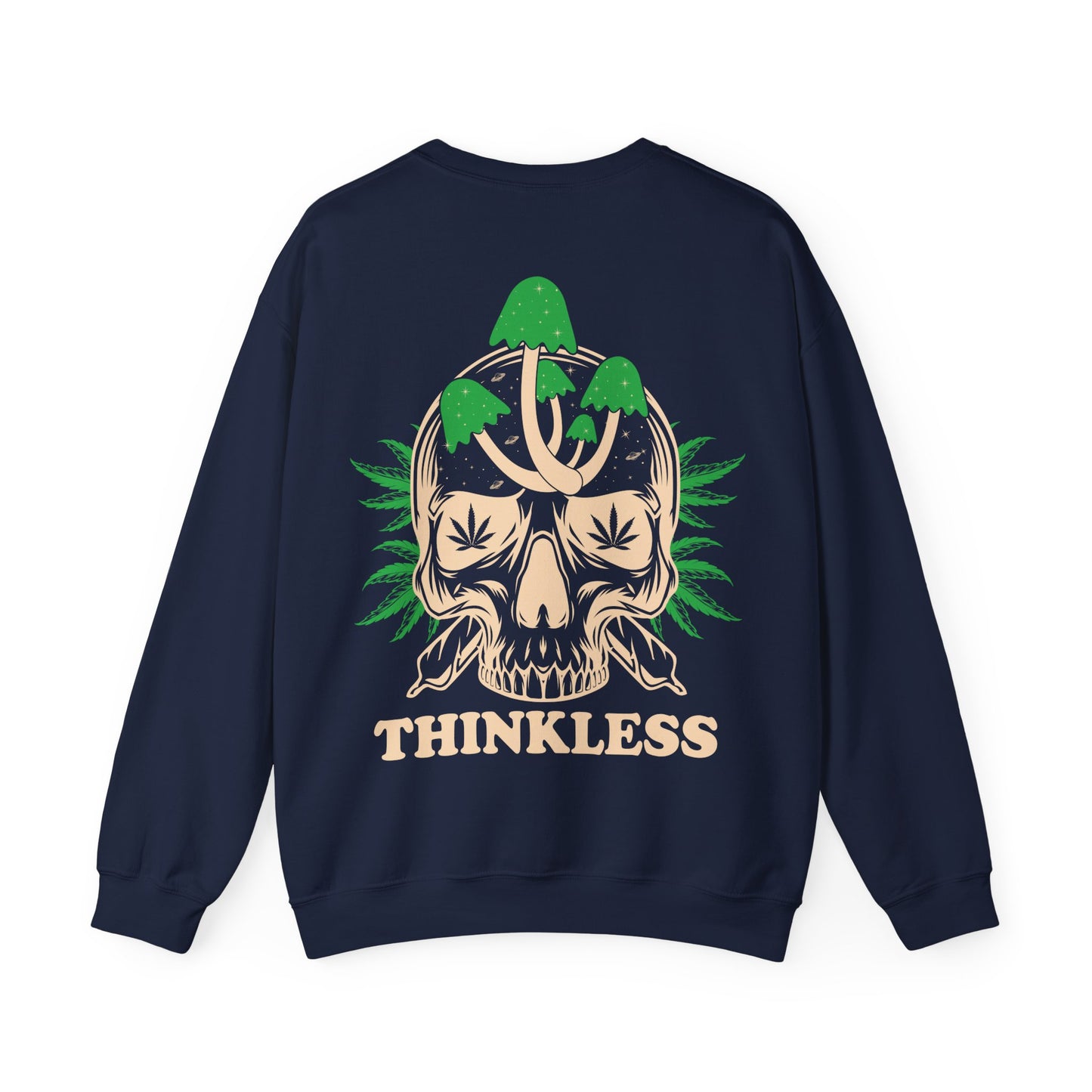 Mushroom Skull 'THINKLESS' Sweatshirt