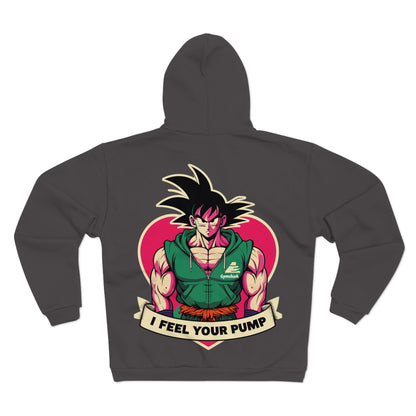 I Feel Your Pump IV Unisex Hooded Zip Sweatshirt
