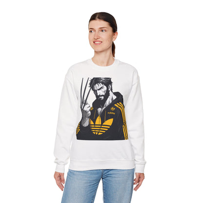 Wolverine Graphic Crewneck Sweatshirt for Anime Fans