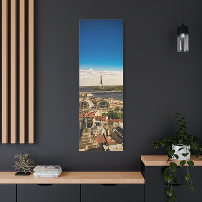 Riga TV Tower Matte Canvas, Stretched, 1.25"
