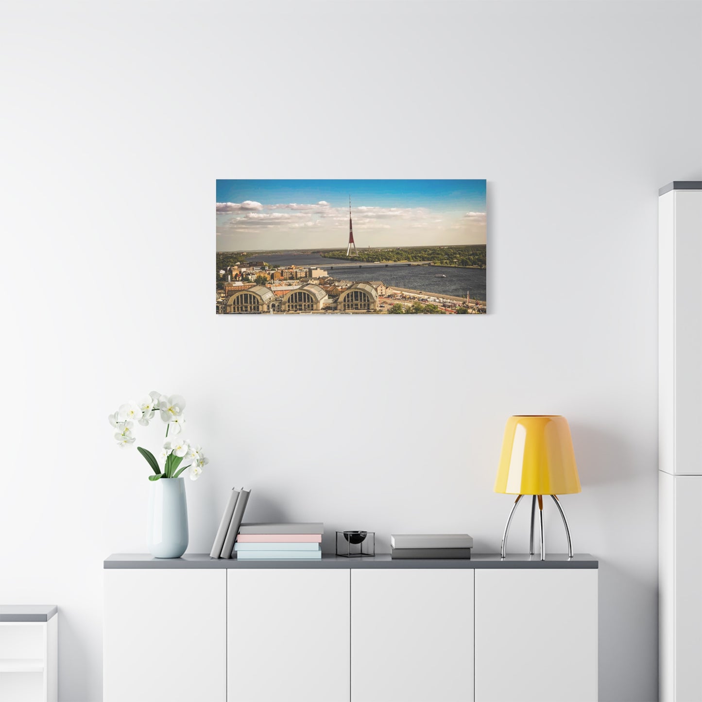 Riga TV Tower Matte Canvas, Stretched, 1.25"