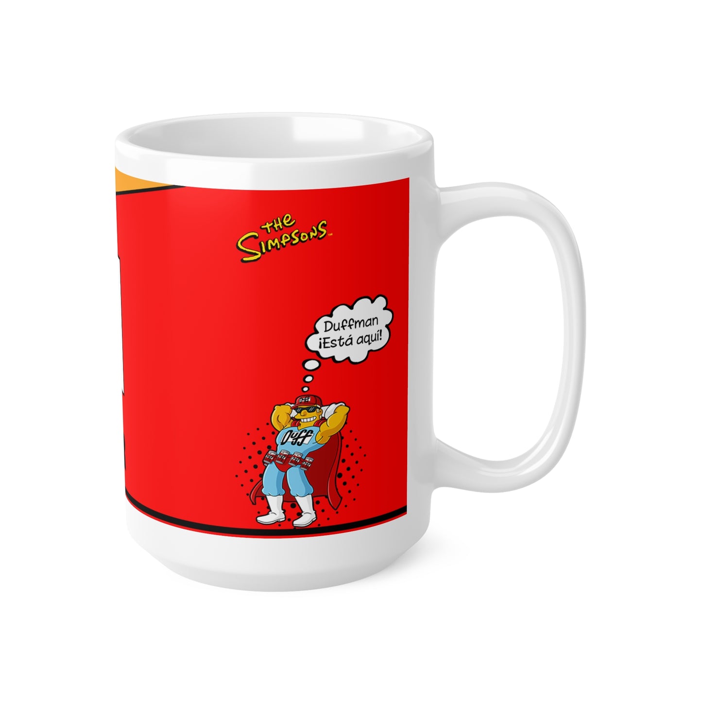 Duff Beer Ceramic Coffee Cups - Fun and Quirky 11oz & 15oz Mugs for Fans