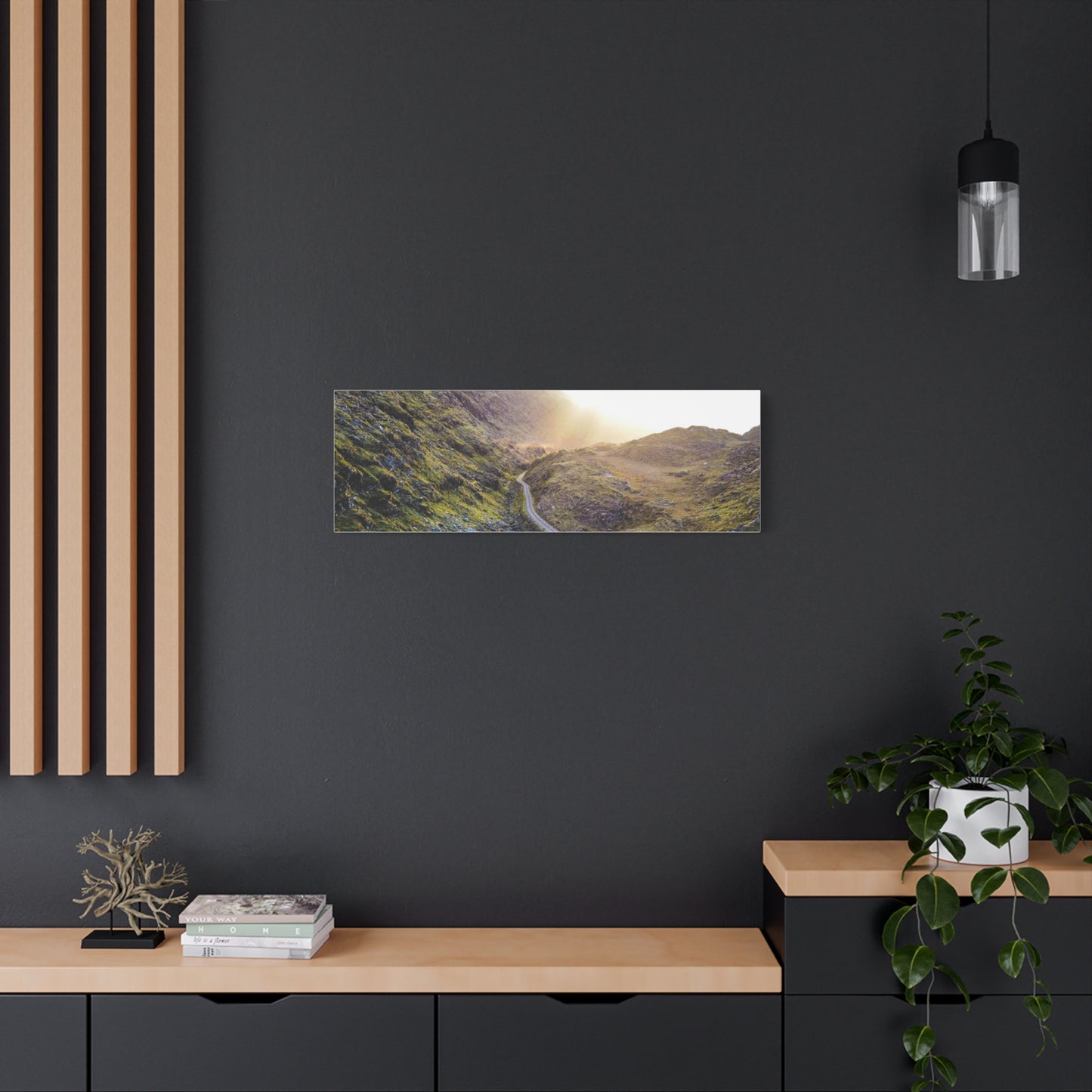 Valley Road Matte Canvas, Stretched, 1.25"