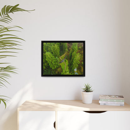 Glanageenty Forest Matte Canvas, Framed (Multi-color)
