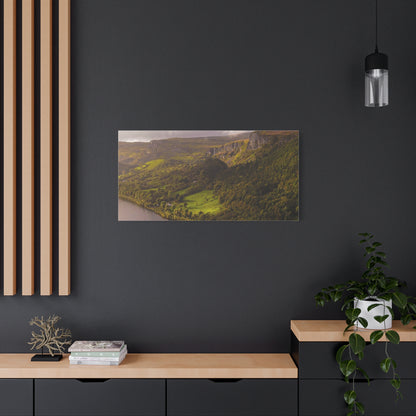 Sruth in Aghadh an Aird or The devil's Chimney Matte Canvas, Stretched, 1.25"