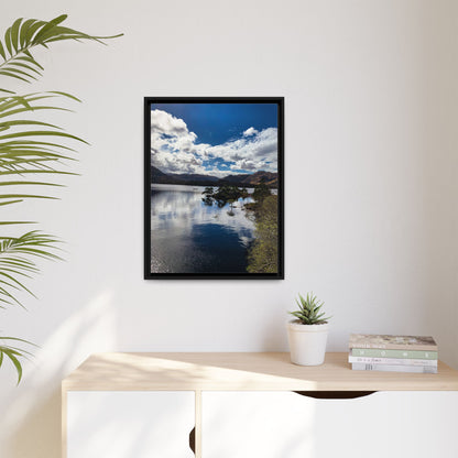 Lake Matte Canvas, Framed (Multi-color)