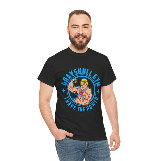 Grayskull Gym Unisex Heavy Cotton Tee - I Have The Power Black