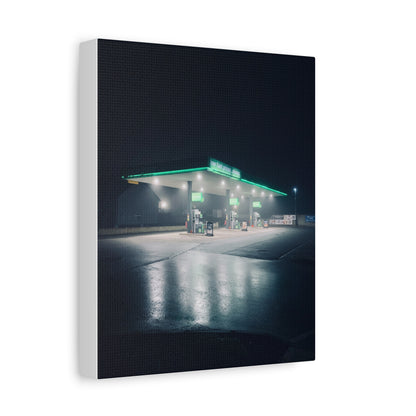 Gas Station Applegreen Matte Canvas, Stretched, 1.25"