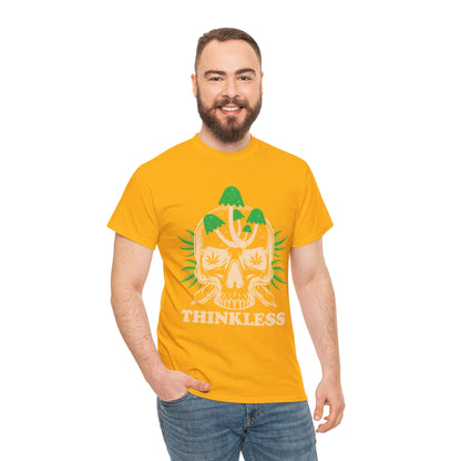 Mushroom Skull 'THINKLESS' T-Shirt