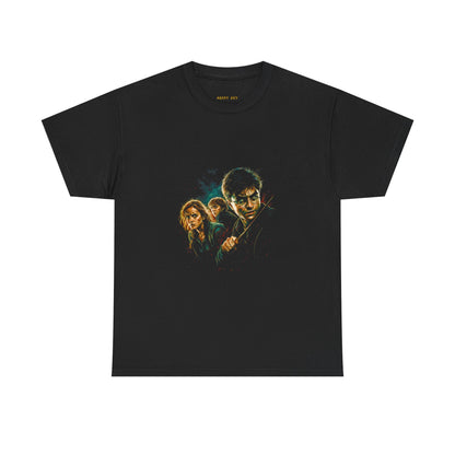 Harry Potter Trio Portrait T-Shirt – Wizarding World Movie Art Tee
