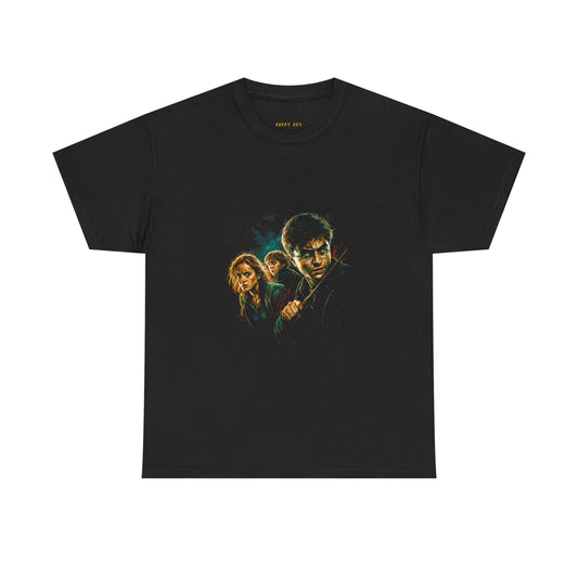 Harry Potter Trio Portrait T-Shirt – Wizarding World Movie Art Tee