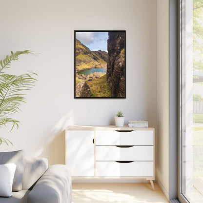 Mount Brandon Valley Matte Canvas, Framed (Multi-color)