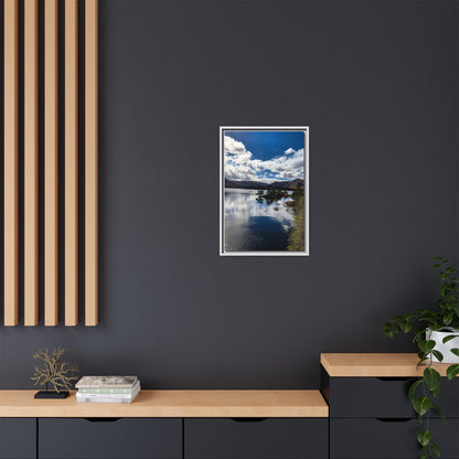 Lake Matte Canvas, Framed (Multi-color)