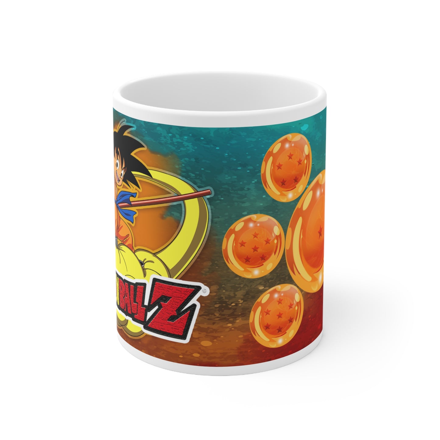 Dragon Ball Z Ceramic Coffee Cup - 11oz & 15oz Mug Featuring Goku and Dragon Balls