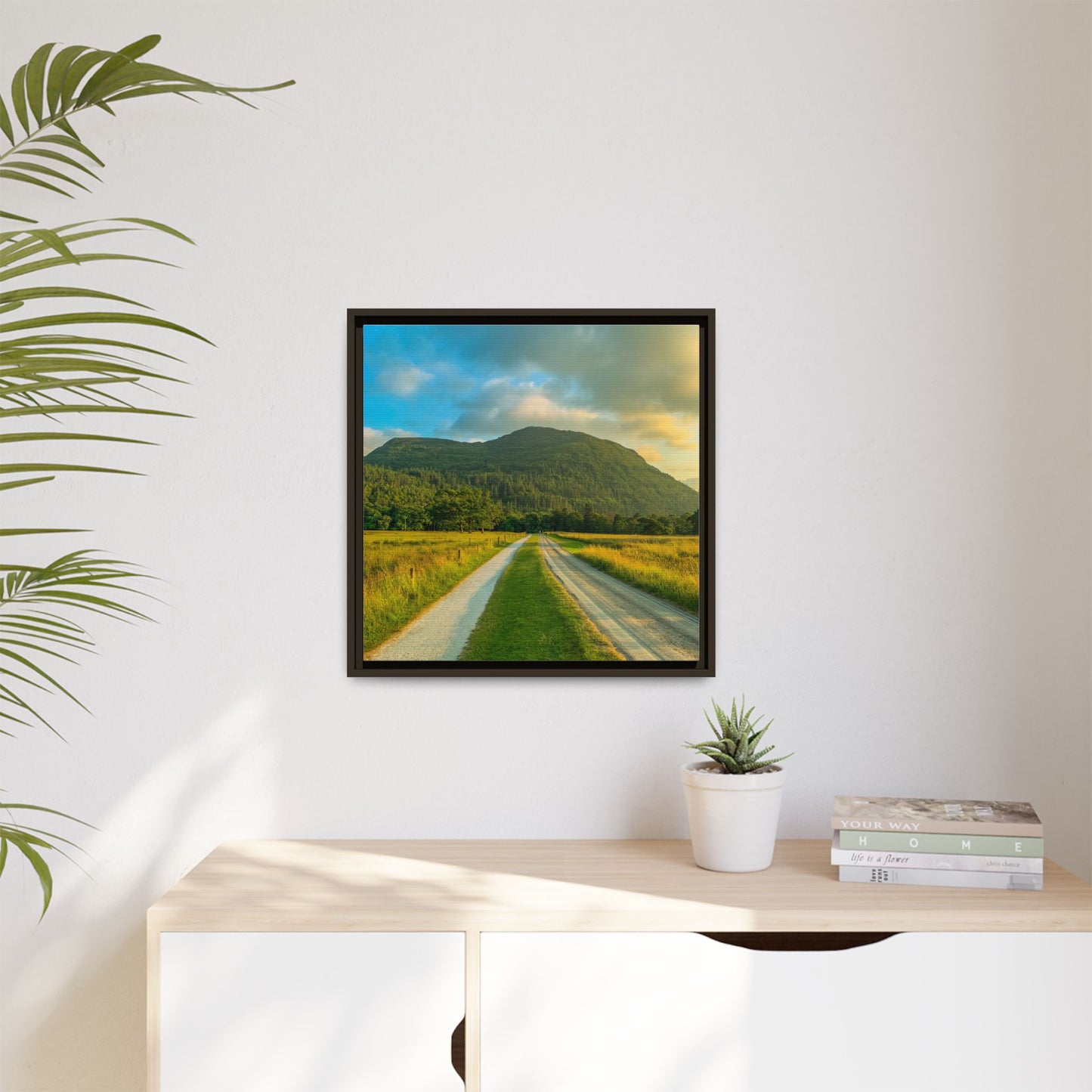 Mountain Torc Matte Canvas, Framed (Multi-color)