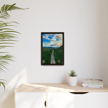 Torc Mountain Trail Matte Canvas, Framed (Multi-color)