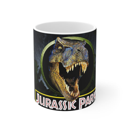 Jurassic Park Ceramic Coffee Mug - 11oz & 15oz - Perfect for Dinosaur Lovers