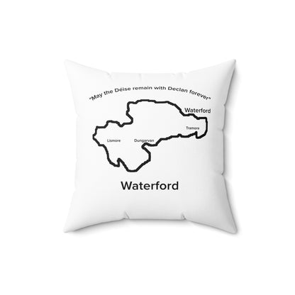 Waterford Spun Polyester Square Pillow White Edition 2 Sizes