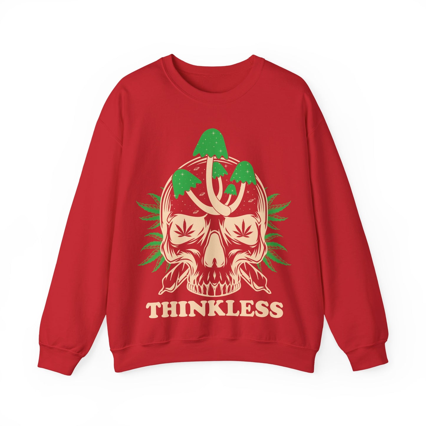 Mushroom Skull 'THINKLESS' Sweatshirt