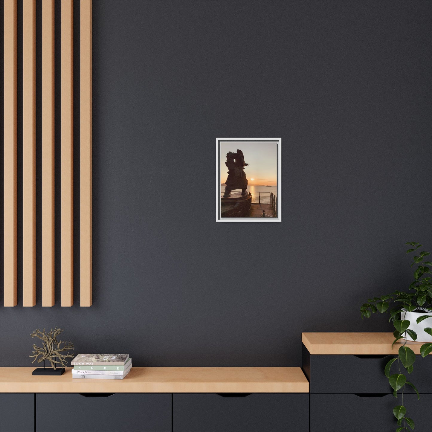Fenit Matte Canvas, Framed (Multi-color)