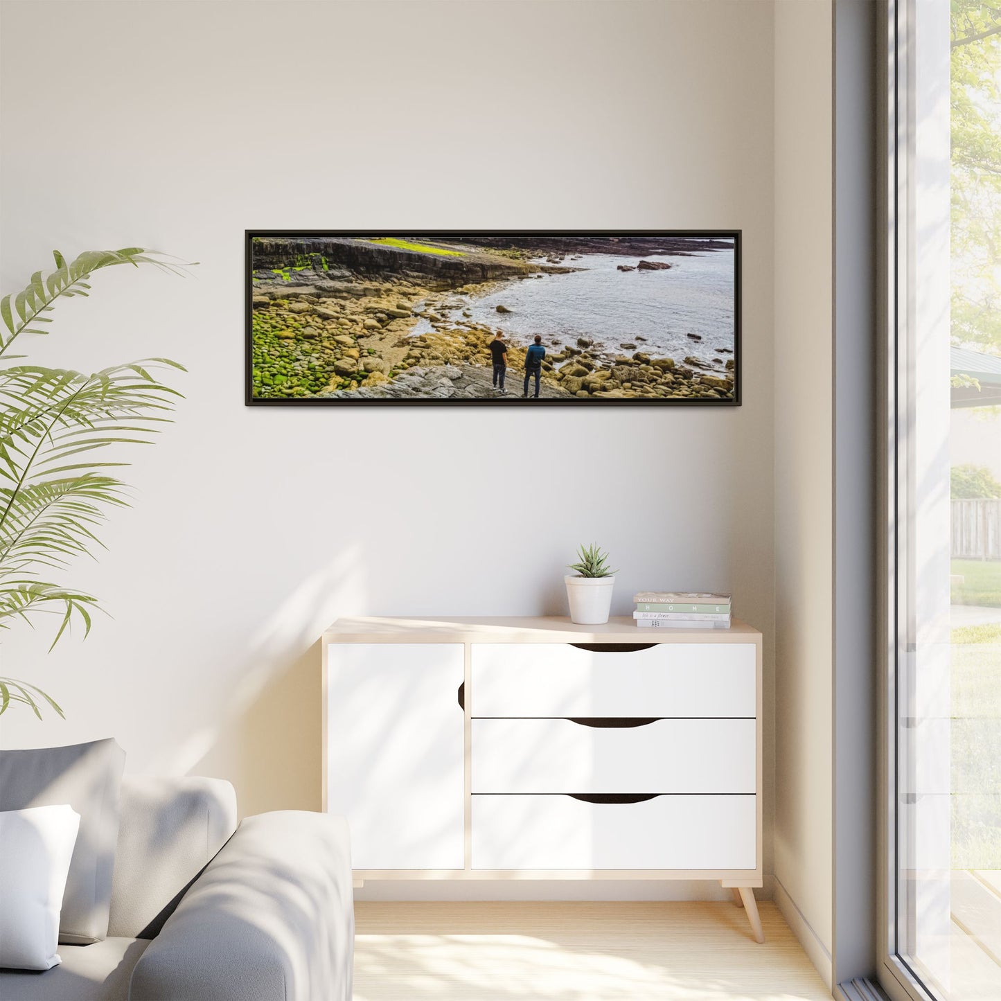 Sligo County Matte Canvas, Framed (Multi-color)