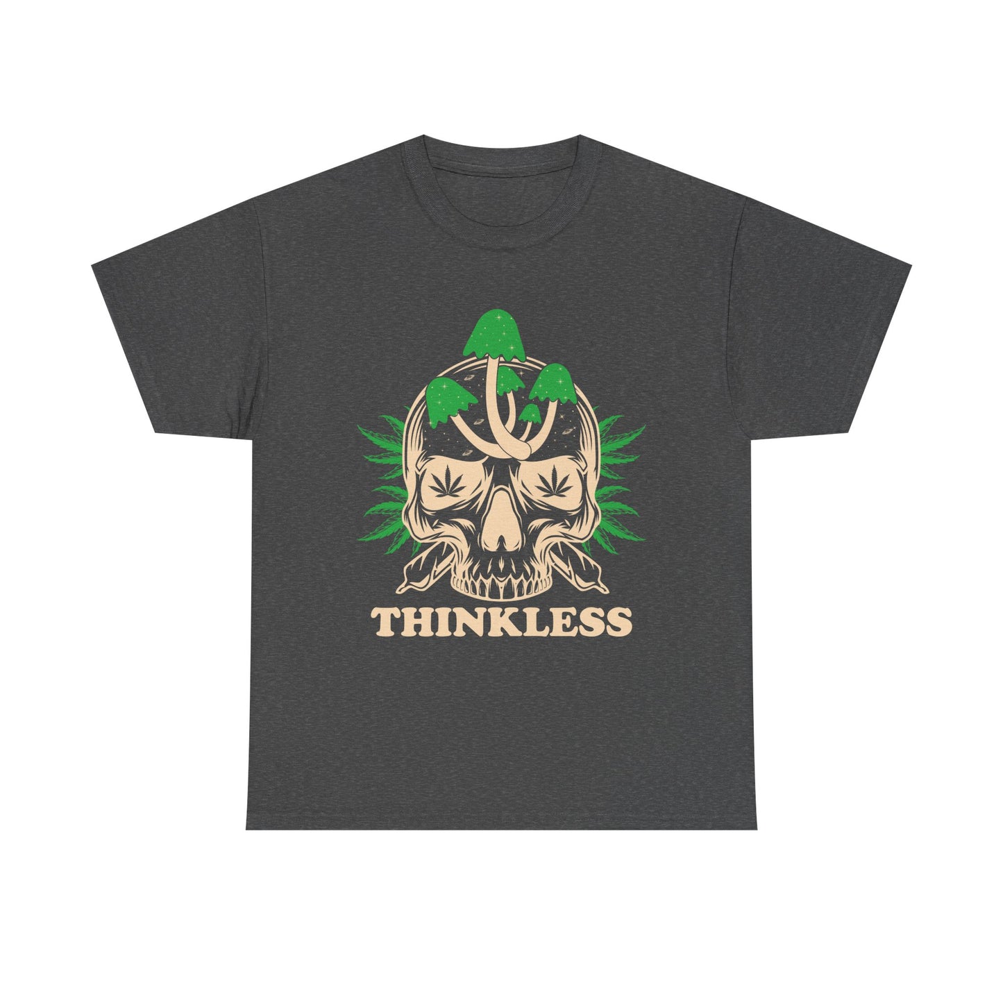 Mushroom Skull 'THINKLESS' T-Shirt
