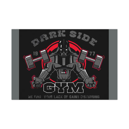 Gym Motivation Matte Poster - Dark Side Fitness Art
