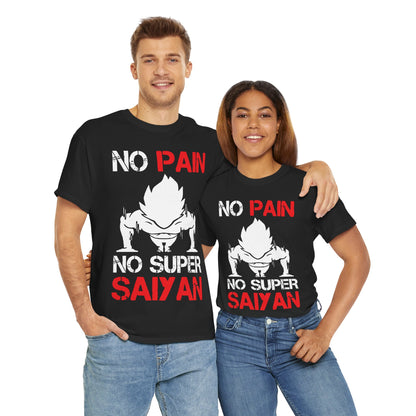 No Pain No Super Sayan Unisex Heavy Cotton Tee
