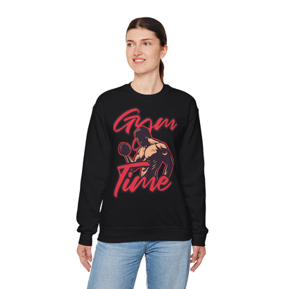 Time For Train Unisex Heavy Blend™ Crewneck Sweatshirt Fitness Apparel