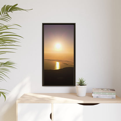 Sunset on Mount Brandon Matte Canvas, Framed (Multi-color)